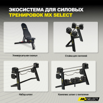 Держатель MX SELECT для гантелей MX55 EVO и MX100 EVO на стойку для штанг MX125