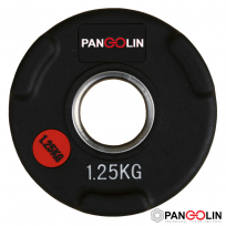 Чёрные обрезиненные олимпийские диски Quantum Fitness QWP01 (Pangolin Fitness WP074B) 1.25 кг