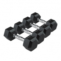 Гексагональные обрезиненные гантели ULTRAGYM UG1013 2.5-25 кг
