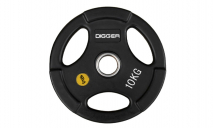 Диск олимпийский обрезиненный 3-х хватовый HASTTINGS Digger HD51C1C-10 (10 кг)