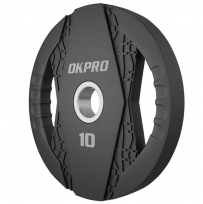 Диск олимпийский обрезиненный OKPRO 2,5 кг