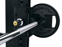 Силовая стойка со скамьей TECHNOGYM Power Personal Superior MD15KB + MD100B с набором грифов и дисков (черная)