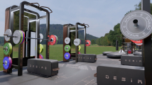 Силовой комплекс со встроенной системой хранения DESIRE FITNESS Gym Portal